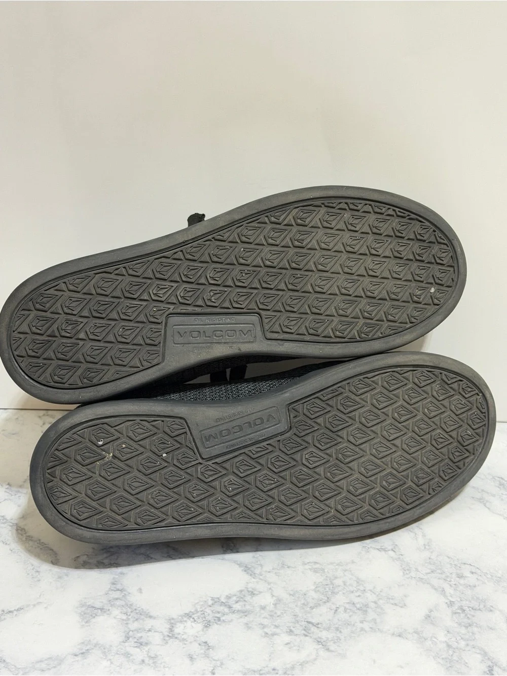 Men's Volcom Composite Toe black canvas Slip-On Moc Toe Work Shoe VM30802 11.5
